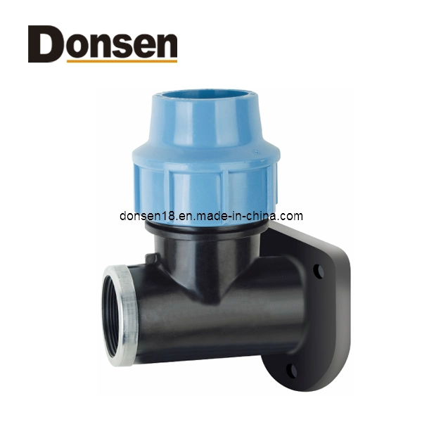 Irrigation Fittings 90 Degree Threaded Female Tee PP Compression Fittings