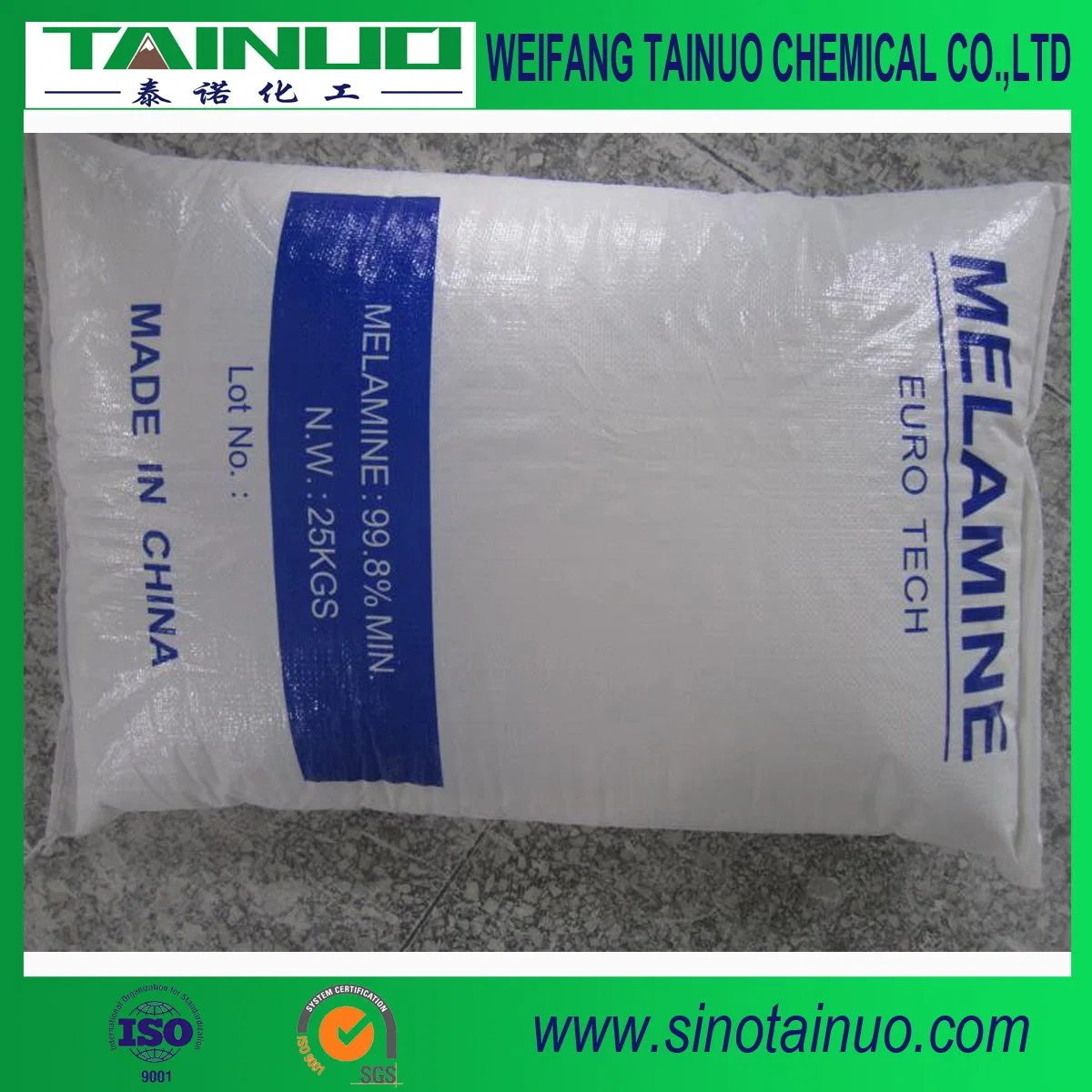 High quality/High cost performance  White Crystal Melamine Powder 99.8%