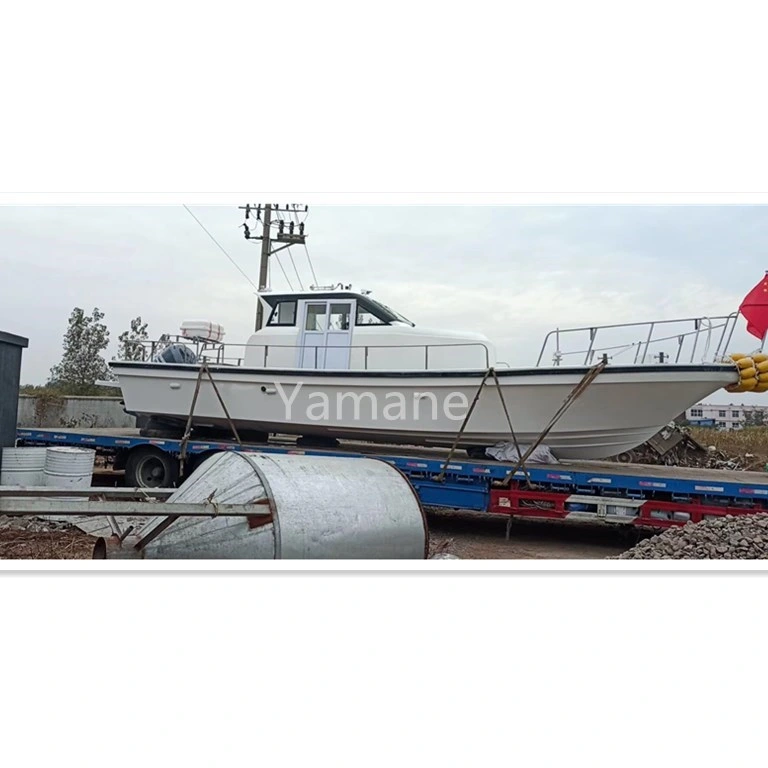 10m Fiberglass Panga Tourlst Passenger Ferry Fishing Boat with Full Caropy