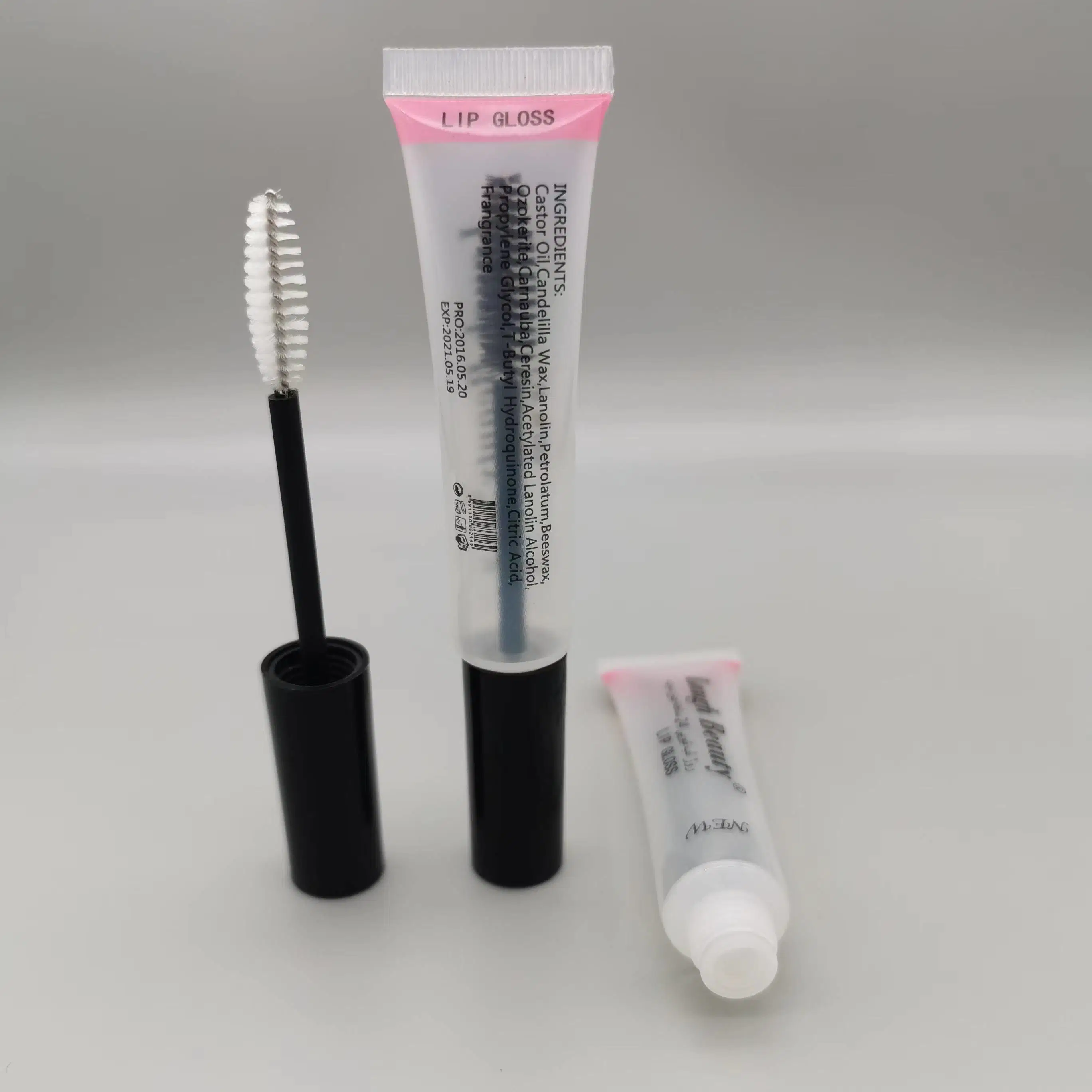 Wholesale/Supplier 10ml 0.3oz Plastic Clear Empty Tube Mascara Packaging Tube with Mascara Brush