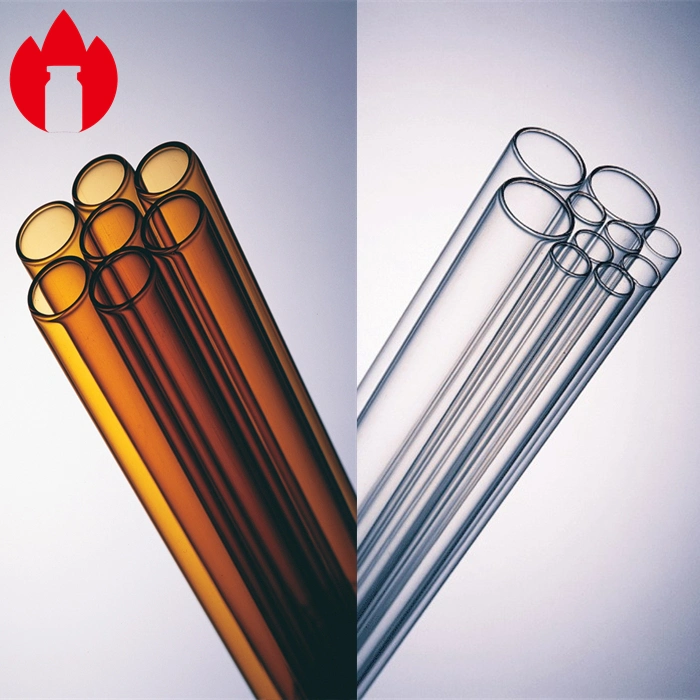 Clear or Amber Medical Neutral Borosilicate Glass Tube