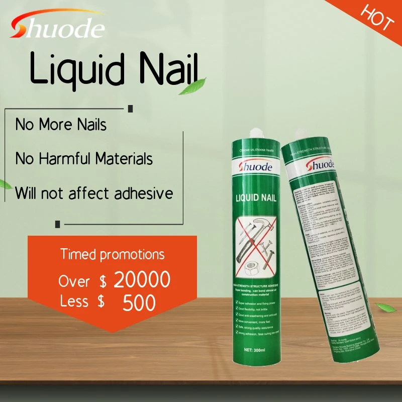 Fast Dry Liquid Nails Free Glue Strong PVC Bonding Glue