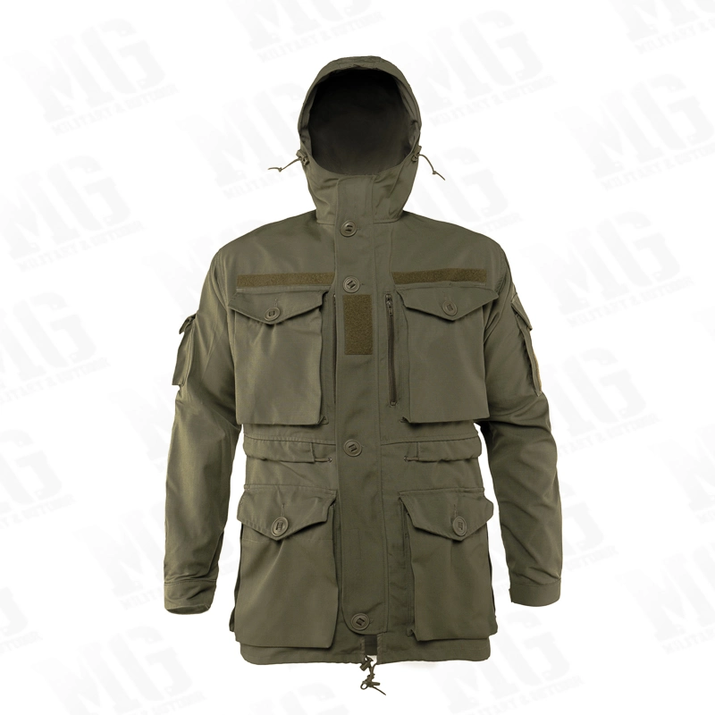 German Camouflage Tactical Windbreaker Windproof Combat Jacket Military Fans Clothing Manufacturers Custom