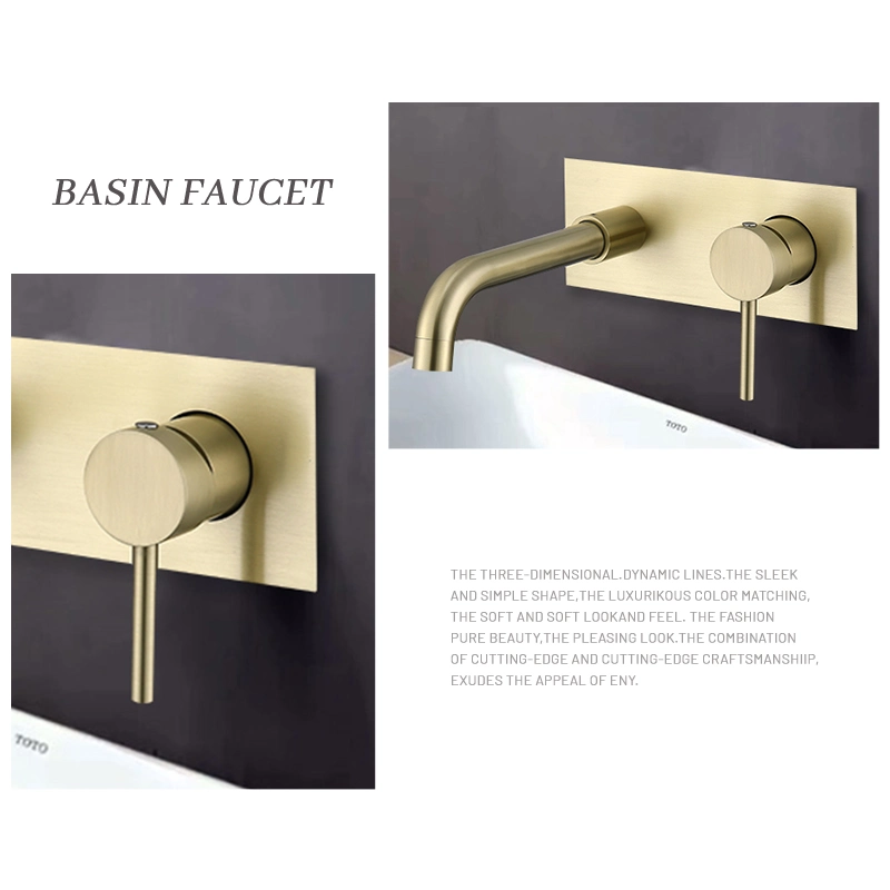 Wall Mounted Brass Lavatory Hot Sales Basin Sink Faucet