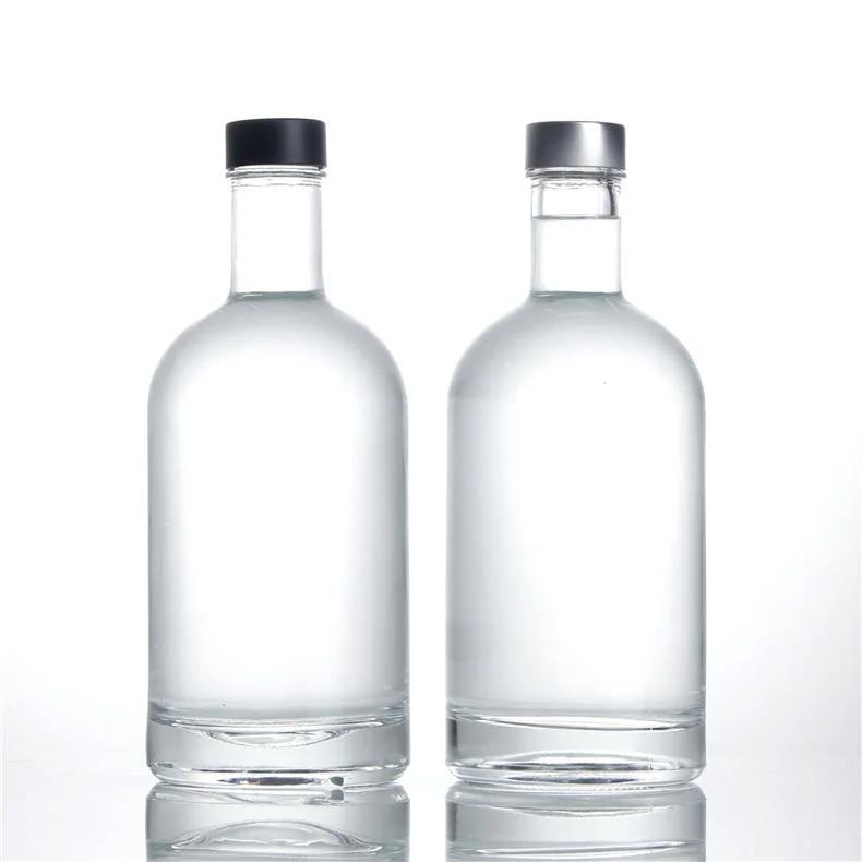 200ml Abziehbild Siebdruck Liquor Glasflasche mit Kork