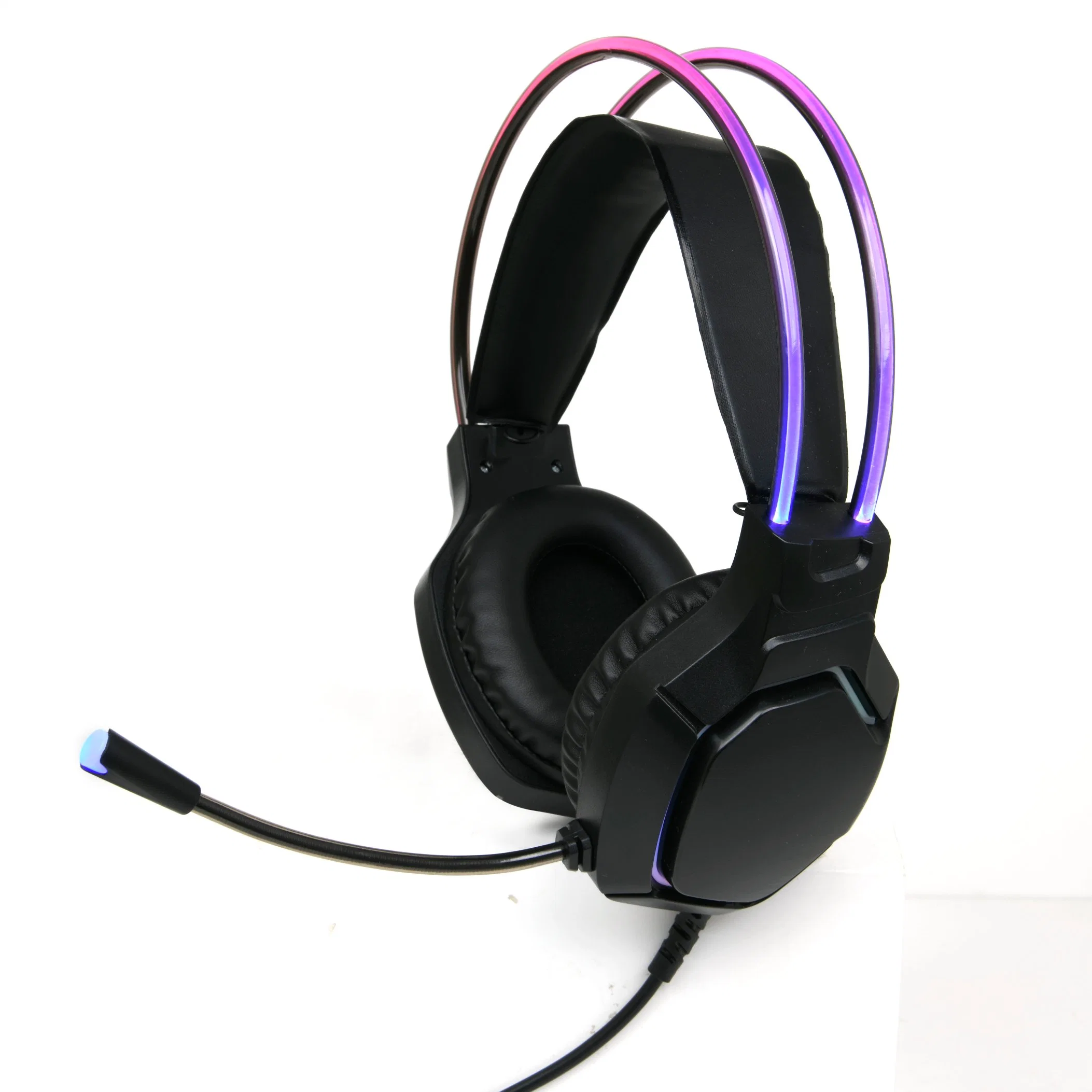 Casque de jeu sans fil 2,4G avec microphone casques filaires 3,5 mm