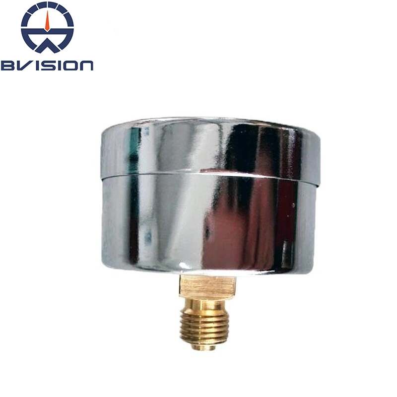 Y40z 40mm 0.6MPa Aço Inoxidável tubo de Bourdon Medidor de Pressão