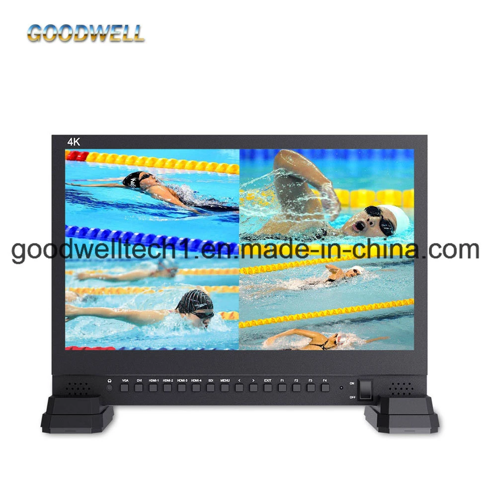 4K 3840X2160 Broadcast Quad Display Square LCD Full HD HDMI Small 15.6"LCD