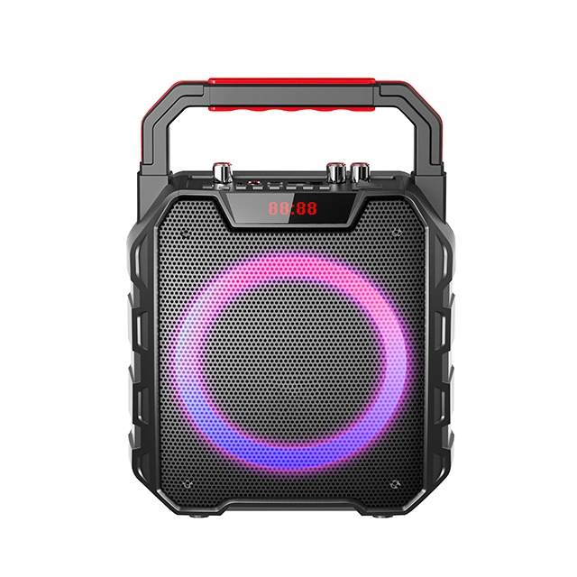 Temeisheng Altavoz Activo Portátil de gama completa de 6,5 pulgadas mini caja de parte de altavoces de sonido con luces LED TMS-617