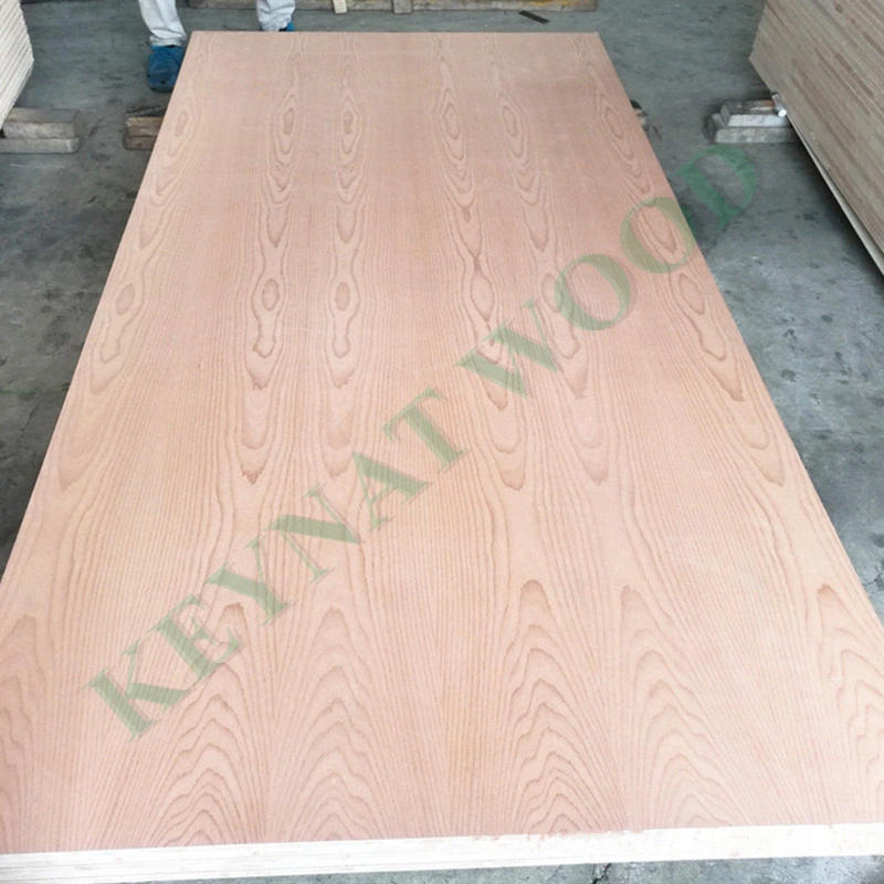 18mm Good Quality Red Oak Beech Teak Sapele Natural Veneered Board for Furniture