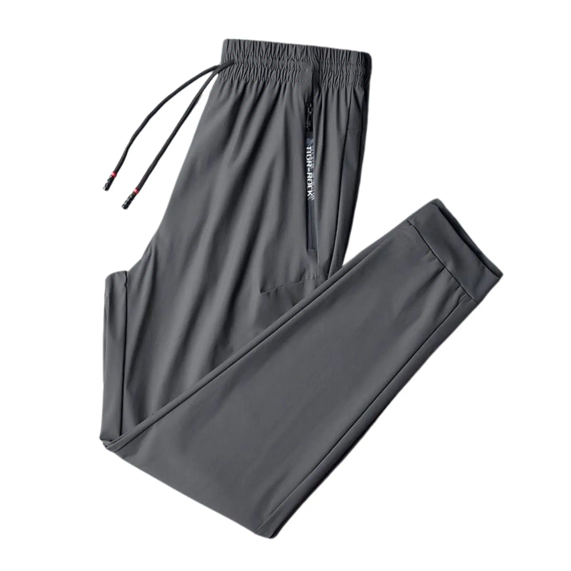 Ice Silk Quick Drying Pants Men's Large Thin Breathable High Stretch Casual Sports Pants