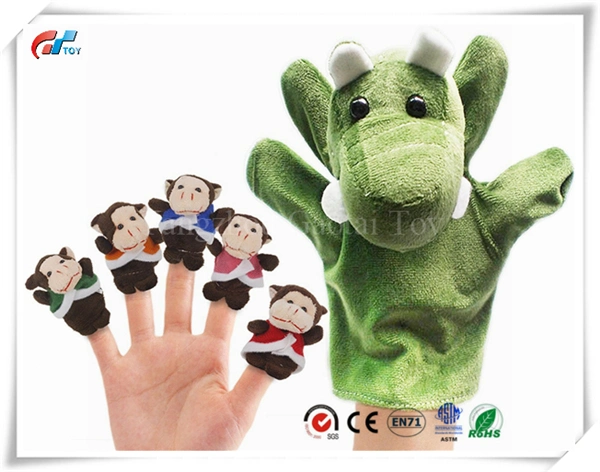 Storytime Stuffed Animal Finger Puppets Educational Toys