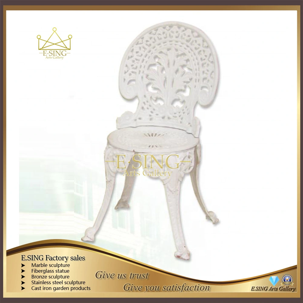 Hot Sell Unique Designing Antique Cast Iron Garden Chair for Outdoor Park Patio