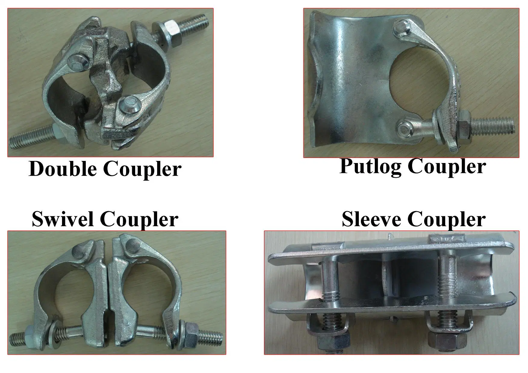 BS1139/En74 Standard Drop Forged Double Coupler Scaffold Coupler