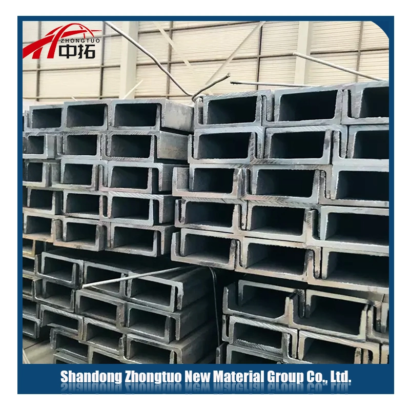 Hot Sale Ss400 Q235 Channel Steel Size 50X25 Channel Section Hot Rolled Steel U Beam Channel