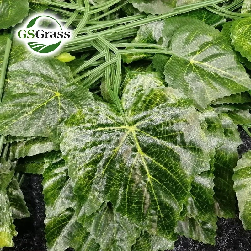 Preço de fábrica Artificial verde de Folhas de Uva Garland vinha caindo deixa para o Dia das Bruxas