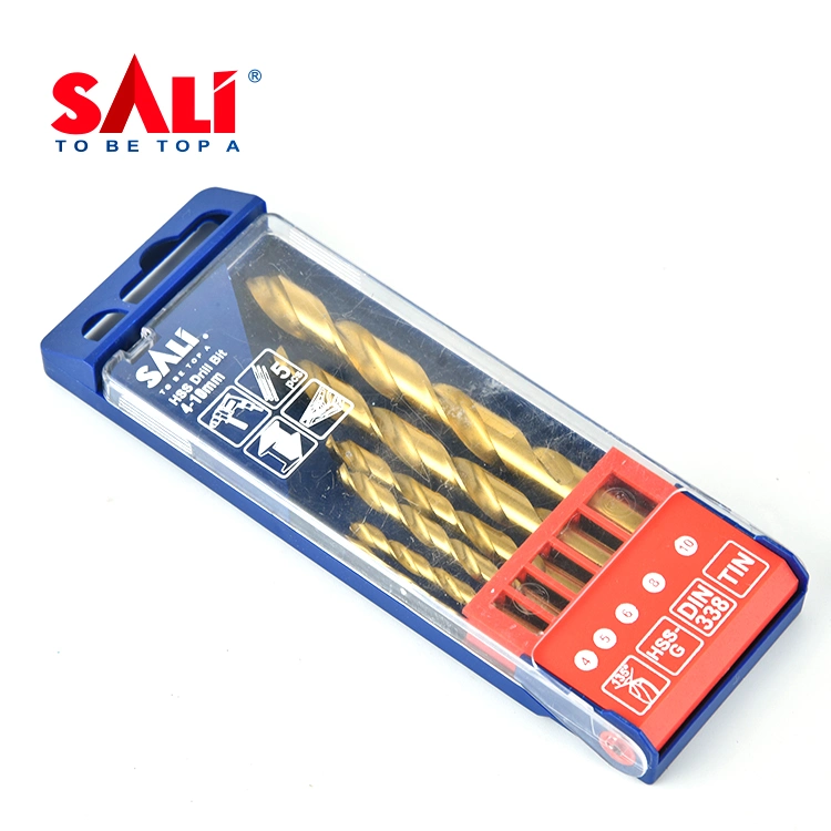 Sali 4-5-6-8-10mm HSS High Quality Metal Twisted Drill Bits Sets