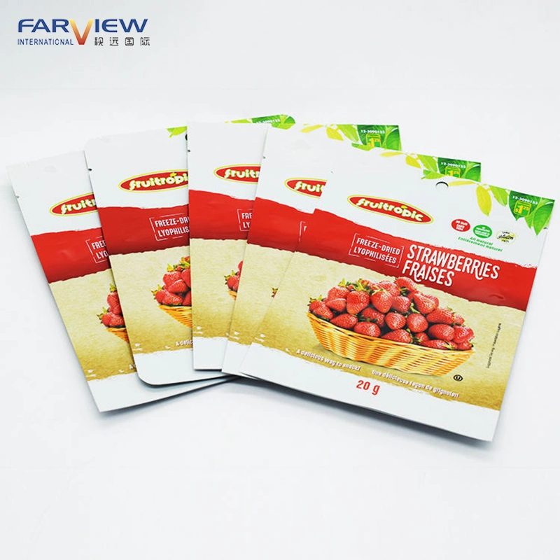 Custom Printing Food Grade Snack Packaging Bags Laminated Banana Chips Packaging