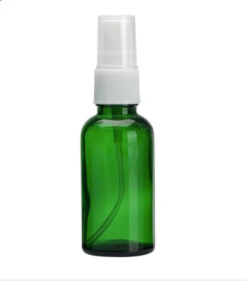 Pulverizador de neblina verde contenedor de vidrio conforman herramientas 10/20/30/50/100ml