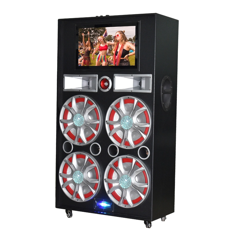 Portable Karaoke Speaker with Screen - 4*12 Inch Big Power