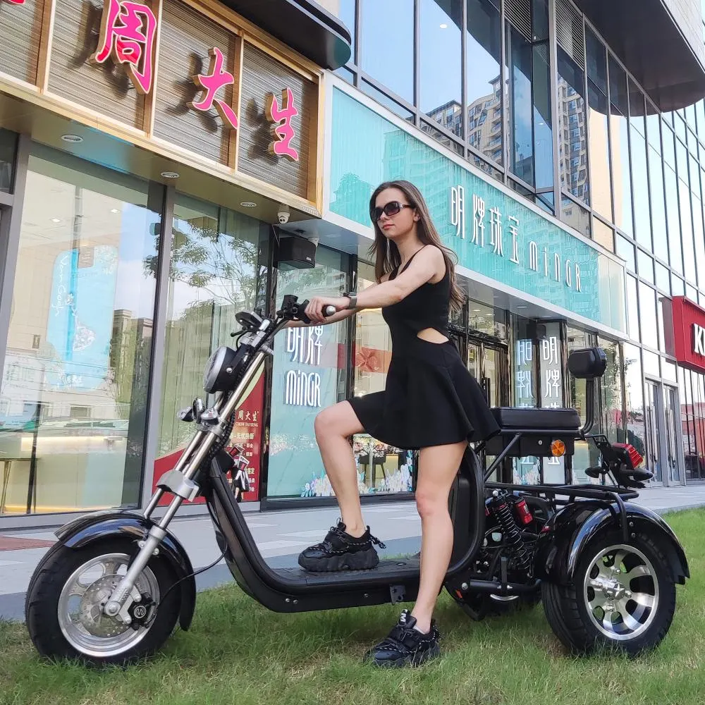 Cee Coc triciclo eléctrico Citycoco Scooter motocicleta eléctrica para adultos