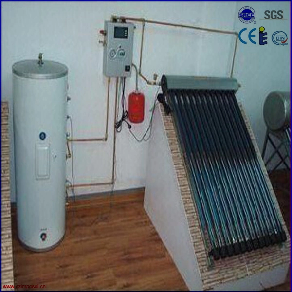 Green Open Loop Splitting Heat Pipe Solar Water Heater System
