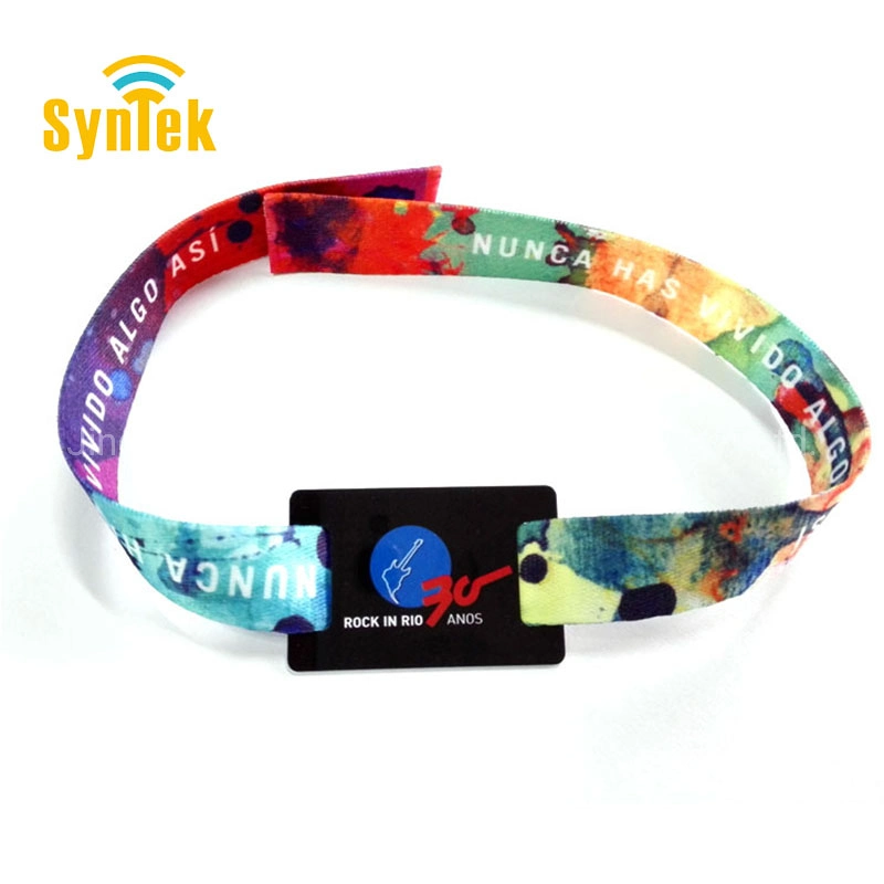 RFID NFC 13.56 MHz Stretch Fabric Wristband