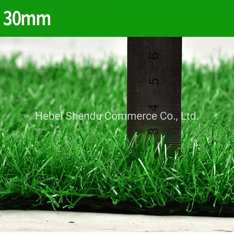 40mm Height 18900 Quality Olive Green Artificial Grass Lawn for Garden Decoration