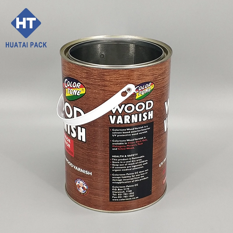 Vaciar la cubeta redonda de 5 litros para tintura de tinta de pintura Embalaje logotipo personalizado aceptable