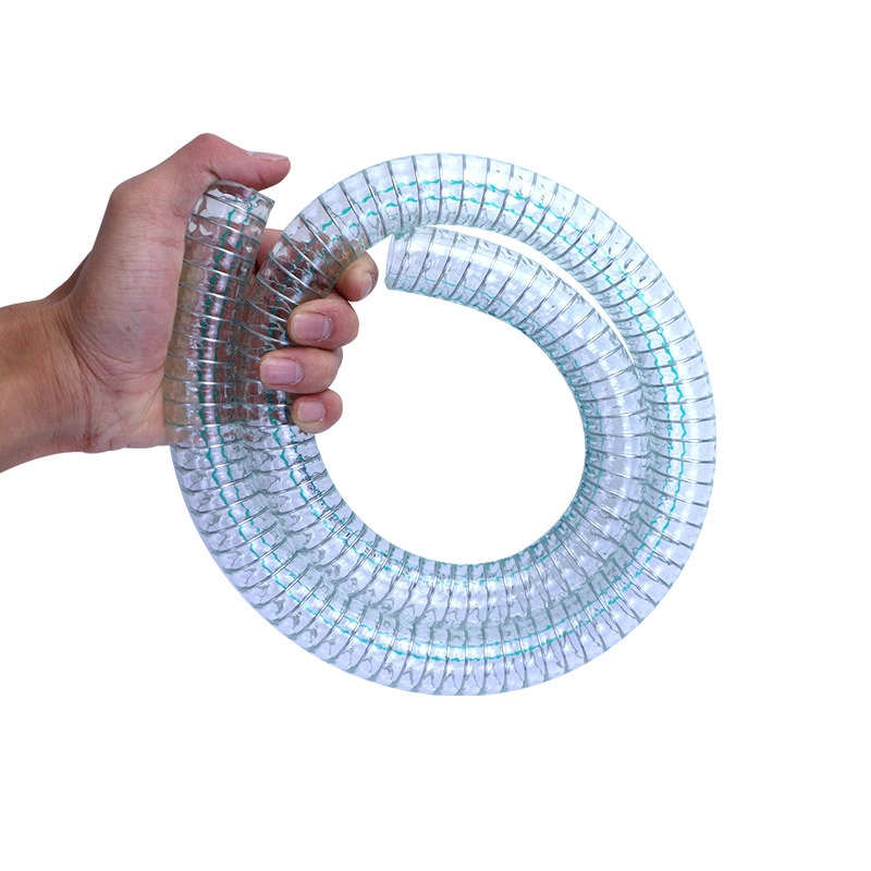 PVC Plastic Steel Wire Reinforced Hose Water Garden Pipe Hose