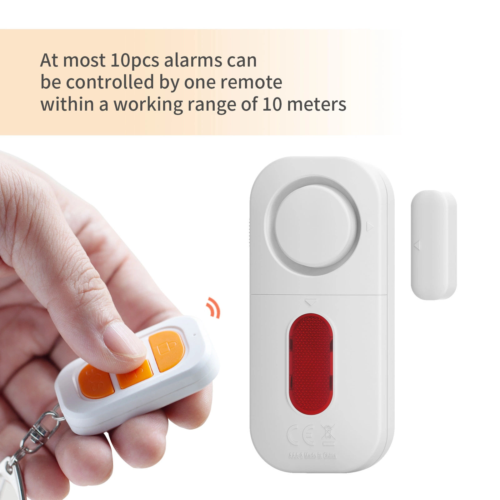 Wireless Remote Control Door Alarm Magnetic Door Window Alarm Sensor