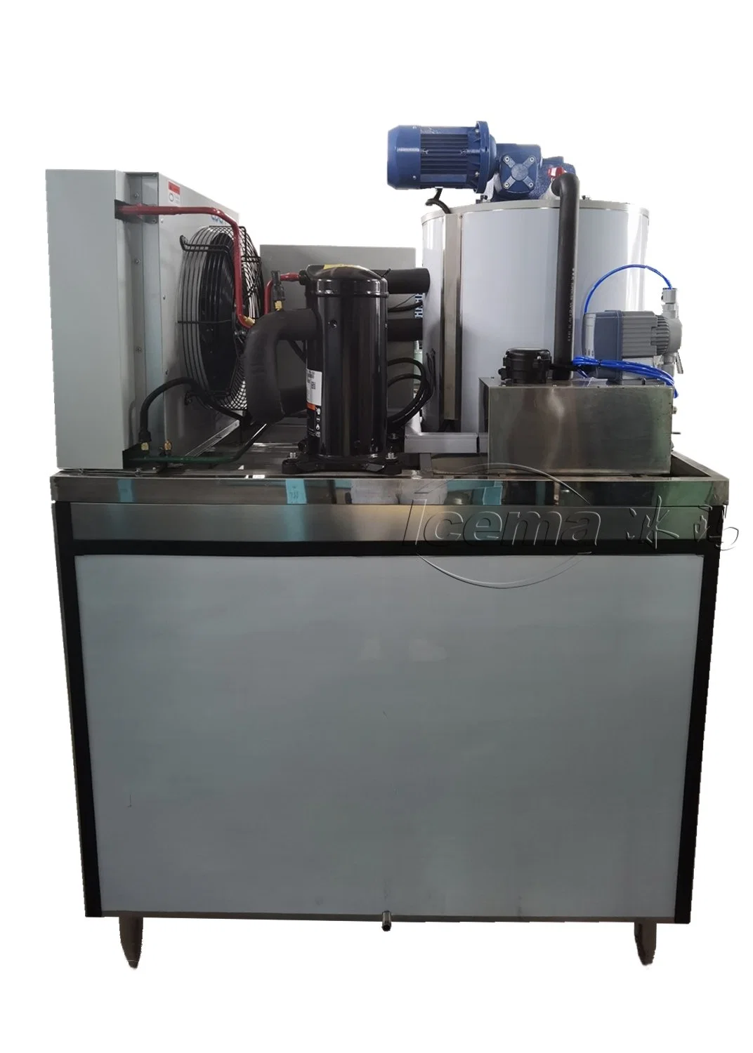 Icema Full Automatic Flake Ice Making Machine Used for Food Processing