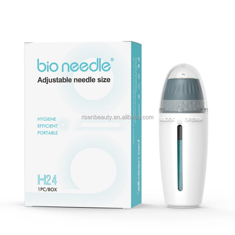 Venda por grosso Bio Pivate Agulhamento Label 0-1.5mm 0,5mm controlo de profundidade do cuidado da pele do pêlo Derma Estampagem Sistema de rolos para SPA