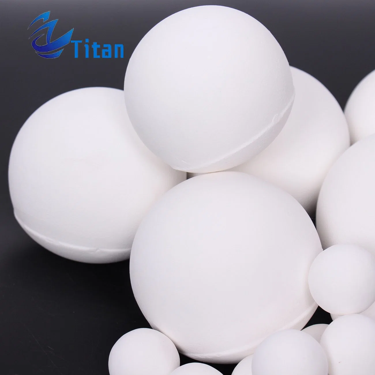 High-End Industrial Alumina Ceramic Grinding Balls Alumina Grinding Media Balls Alumina Beadswith High Density and Low Wear Loss 92% Al2O3