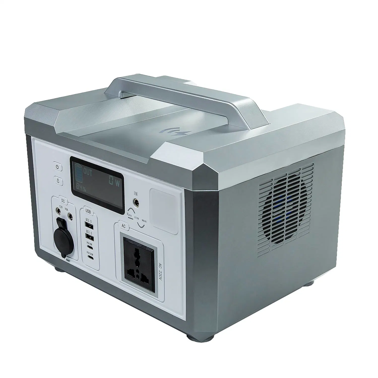 Portable Power Station 600W Outdoor Battery Generator Home Backup Mobile Charging Power Supply Emergency