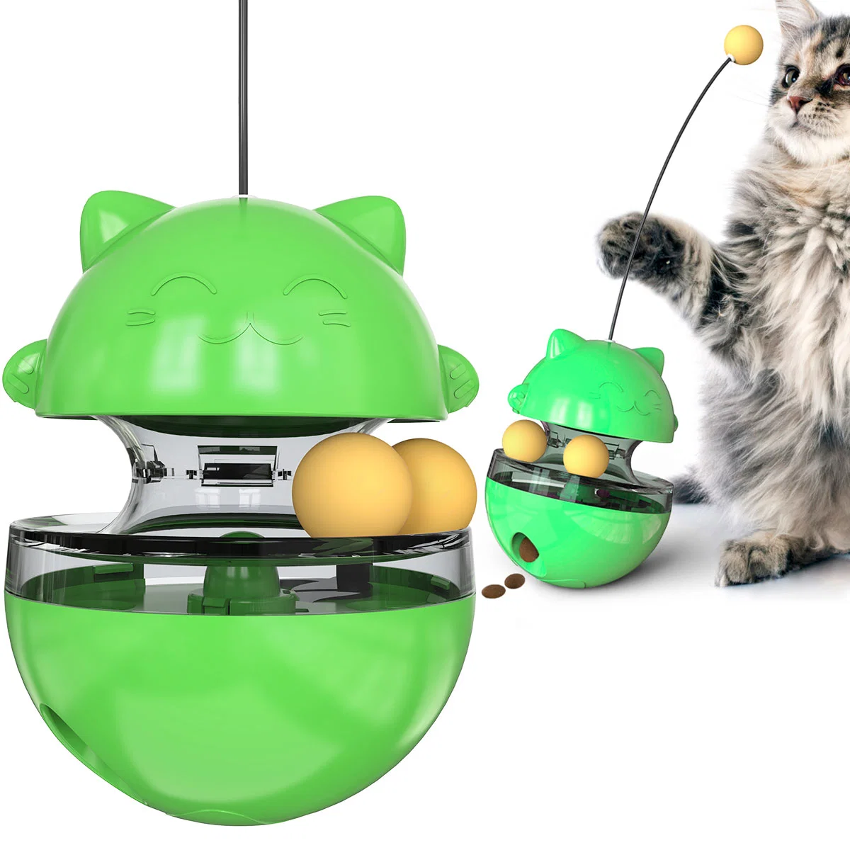 Customized OEM ODM Cat Toy Set Plastic Cat Toy with Balls