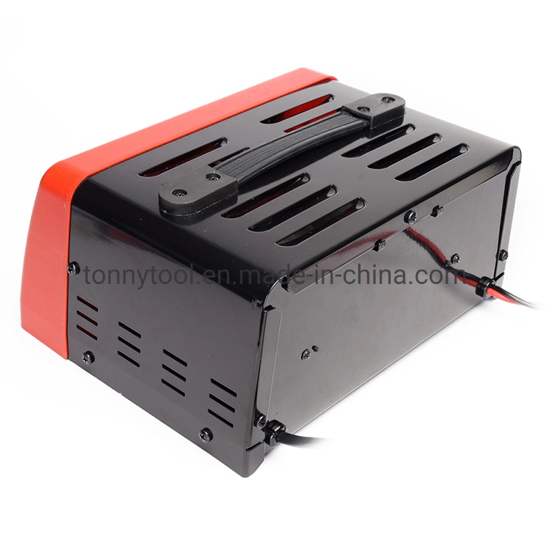 12V 10um carro rápido inteligente Automático Carregador de Bateria Carregador portátil para elevadores eléctricos com motor de arranque com cabos auxiliares