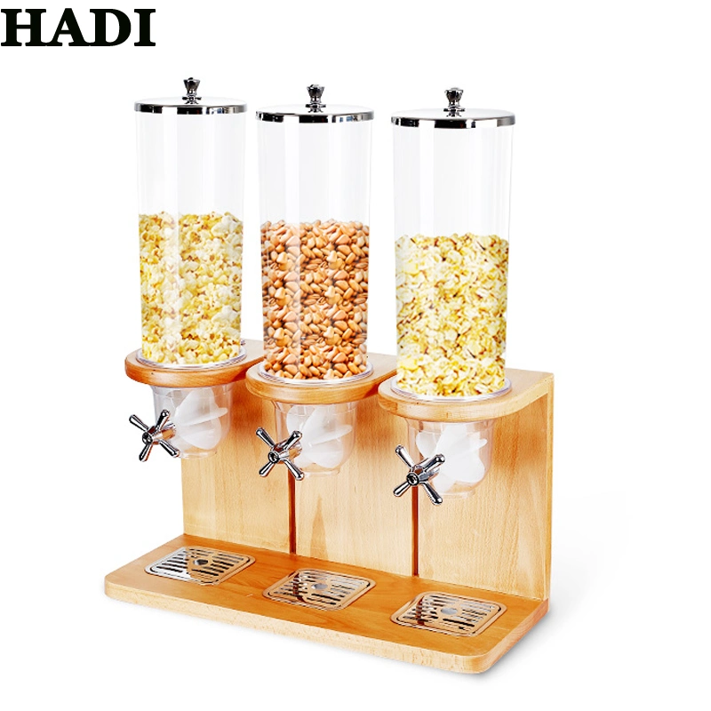 Wholesale/Supplier Restaurant Supplies Buffet Cereal Dispenser Acrylic Food Dispenser Cereal Dispenser Bulk Cereal Food Sealed Dispenser Container