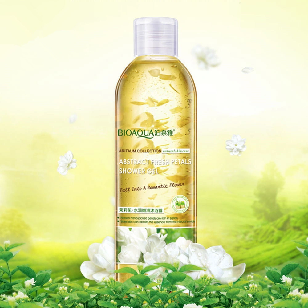 Moisturizing Lasting Fragrance Plant Extract Body Wash Petals Shower Gel for Body Care