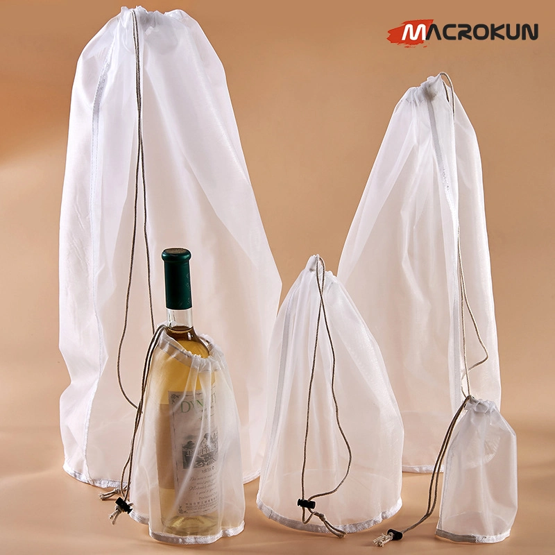 Food Grade 120 Mesh Brewing Filter Bag Wine Homebrew Reusable Filtering Fine Nylon Mesh Strainer