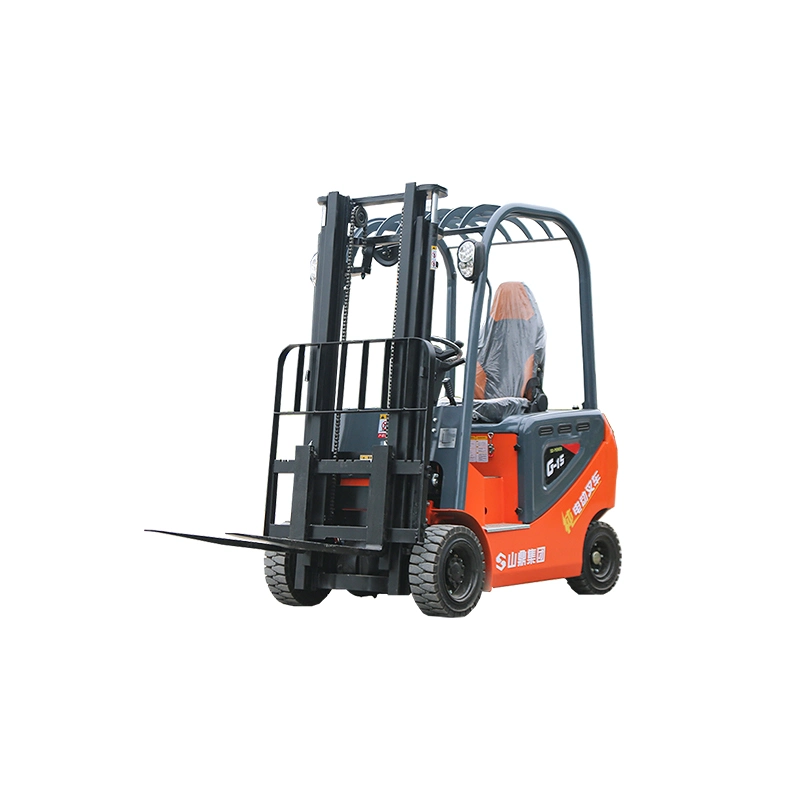 Shanding 1.5 Ton Mini Electric Pallet Forklift 4.5m 1500kg Compared to Toyota Hangcha Heli