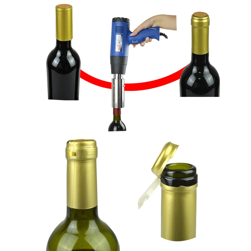 Wine Bottle Shrinking PVC Cap, Vodka Plastic Capsule Packing