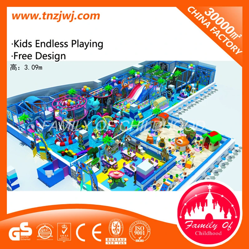 Kids Indoor Playground Equipment Zip Line Soft Playground