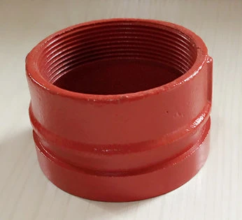 OEM UL&FM Approved Ductile Iron Grooved Fittings Flexible Coupling