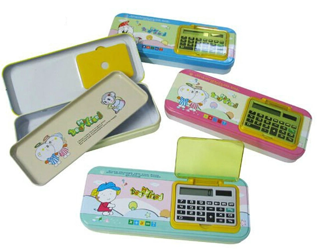 Multifunction OEM Children&prime; S Metal Pencil Case