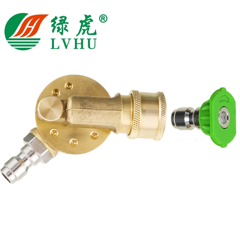 270 Degree Pressure Washer Fittings Hose Pipe Connector Quick Connecting Pivoting Coupler