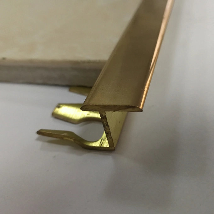 Chrome Plated of Stair Nosing Profile for Stair Brass