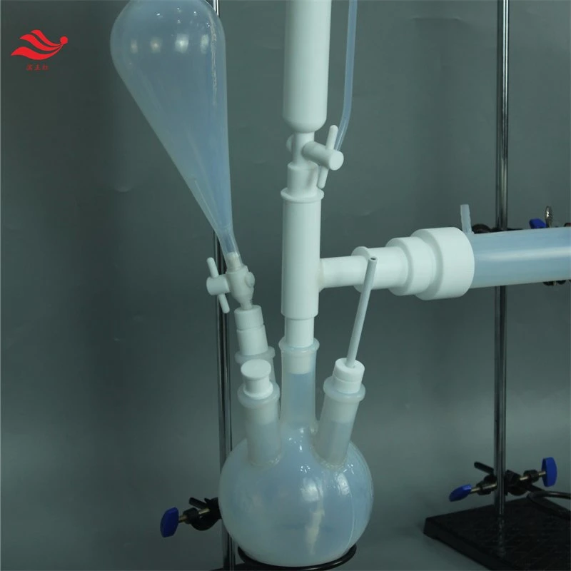 PFA Hydrogen Fluoride Distillation Condensation Pharmaceutical Chemical PTFE Purification Device