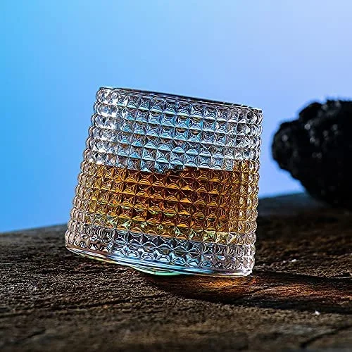 Venta al por mayor de 8 onzas de cristal personalizado anticuado Cristalería Whiskey cristal por parte de la barra de inicio