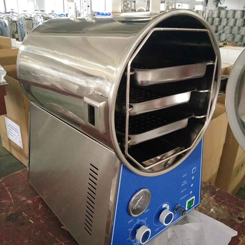 Sada Mini Tablero eléctrico El esterilizador a vapor Autoclave 16L